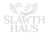 Slawthaus logo with an ornate crest above the word SLAWTHAUS